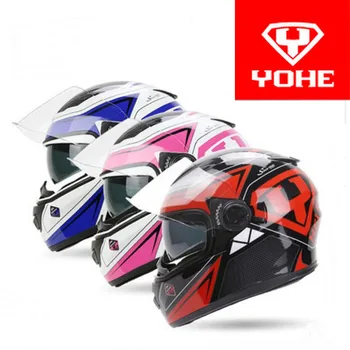 2017 winter New YOHE Full Face Motorcycle Helmet YH-970 full cover Motorbike helmets made of ABS PC visor lens size M L XL XXL
2017 winter New YOHE Full Face Motorcycle Helmet YH-970 full cover Motorbike helmets made of ABS PC visor lens size M L XL XXL