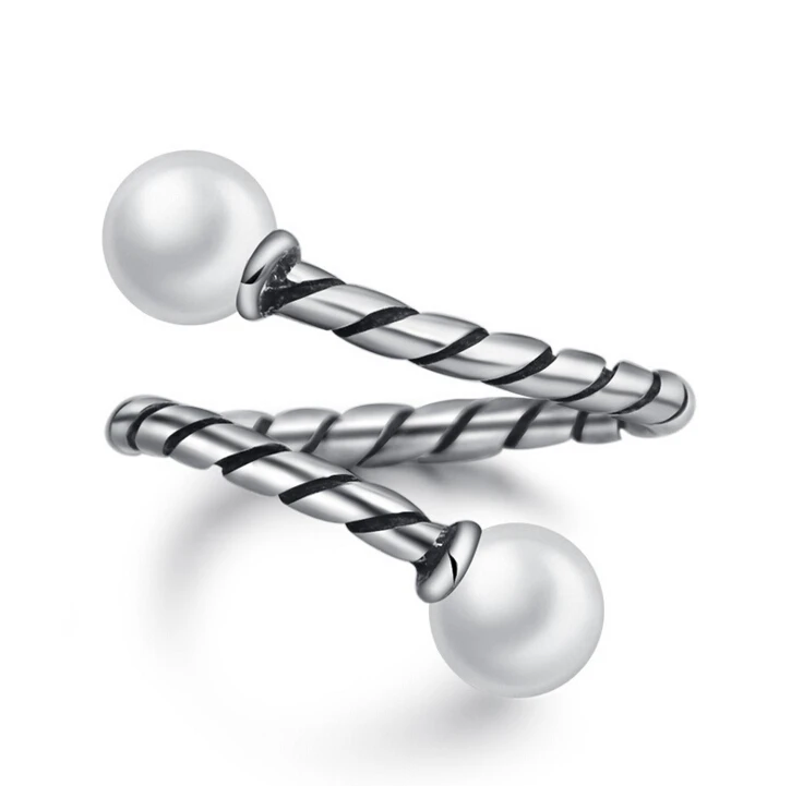 Vintage Fashion Thai Silver Geometric Rope Shape Simulated-pearl Opening Rings 925 Sterling Silver Retro Silver Ring 18mm S-R30
Vintage Fashion Thai Silver Geometric Rope Shape Simulated-pearl Opening Rings 925 Sterling Silver Retro Silver Ring 18mm S-R30