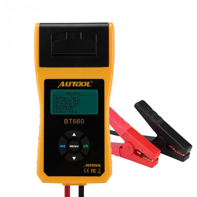 New 12V Car Battery Tester Digital Automotive Car Battery Load Tester Analyzer Test with Printer Multi-language Analyzer Voltage
New 12V Car Battery Tester Digital Automotive Car Battery Load Tester Analyzer Test with Printer Multi-language Analyzer Voltage