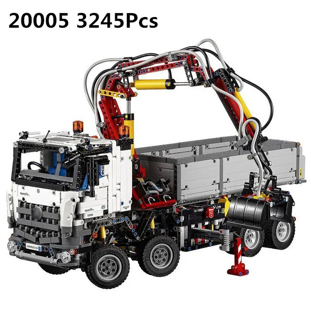 20005 Technic 42043 Mercedes-Benz Arocs 3245Pcs Model Building Block Bricks Children Toys DIY Educational Christmas Gifts
20005 Technic 42043 Mercedes-Benz Arocs 3245Pcs Model Building Block Bricks Children Toys DIY Educational Christmas Gifts