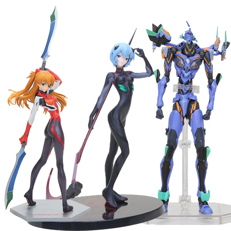EVA Neon Genesis Evangelion Figure Toy EVA-01 TEST TYPE 01 Ayanami Rei Black Plugsui Shikinami Asuka Lang Action Figure Toy Doll
EVA Neon Genesis Evangelion Figure Toy EVA-01 TEST TYPE 01 Ayanami Rei Black Plugsui Shikinami Asuka Lang Action Figure Toy Doll