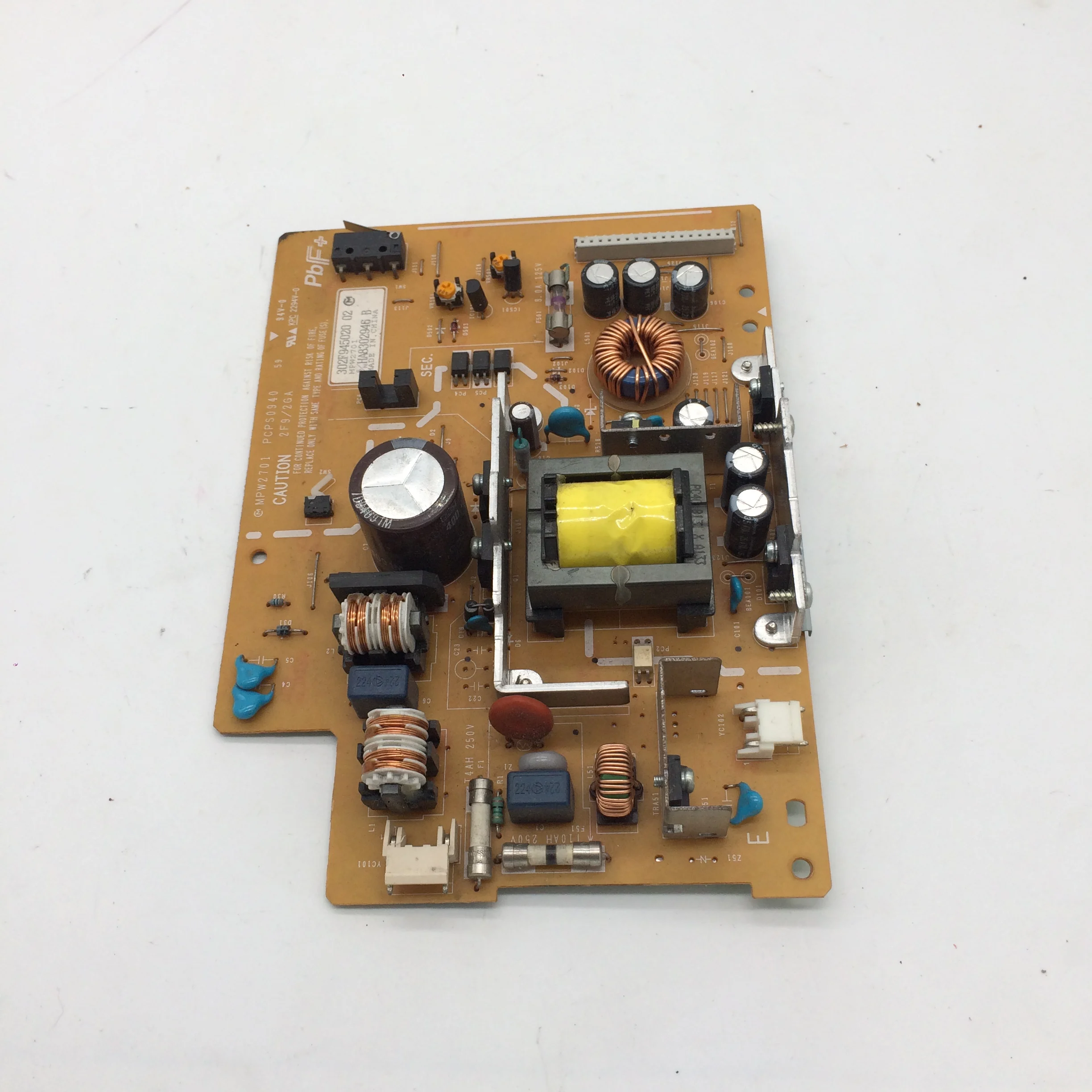 Power Supply Board 302F945021 MPW2701 PCPS0940 FOR Kyocera FS-3920dn PRINTER
Power Supply Board 302F945021 MPW2701 PCPS0940 FOR Kyocera FS-3920dn PRINTER