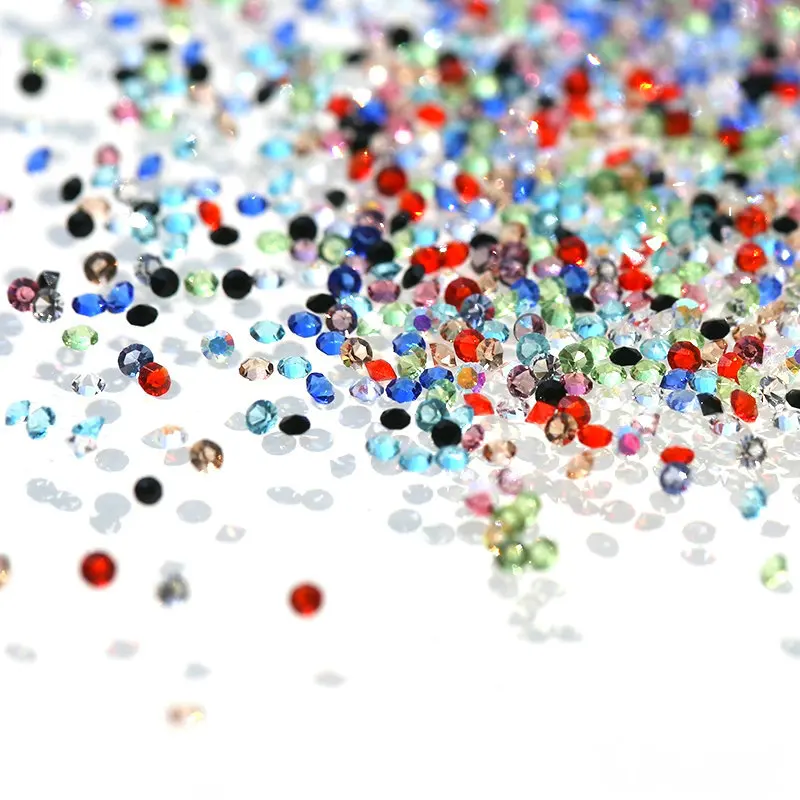 1440pcs/pack 1.3mm Multicolor Zircon Micro crystal rhinestones Mini Nail Art glitter beads for Jewelry DIY, nail art decoration
1440pcs/pack 1.3mm Multicolor Zircon Micro crystal rhinestones Mini Nail Art glitter beads for Jewelry DIY, nail art decoration