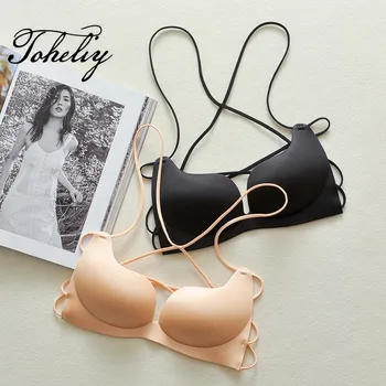 New style Small chest black harness bra chest wrapped in chest underwear underwear to gather no steel ring sexy Bra
New style Small chest black harness bra chest wrapped in chest underwear underwear to gather no steel ring sexy Bra