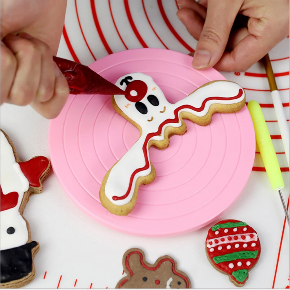 Plastic Cake Turntable Rotating Anti-skid Cake Decorating Turntable Cake Smoothly Rotary Table Round Cake Stand Kitchen Tool
Plastic Cake Turntable Rotating Anti-skid Cake Decorating Turntable Cake Smoothly Rotary Table Round Cake Stand Kitchen Tool