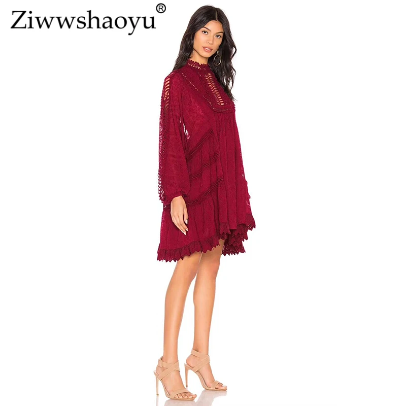 Ziwwshaoyu Sexy backless Dress Stand Embroidery Hollow Out Floral Puff Sleeve Vacation dresses 2019 spring and summer new women
Ziwwshaoyu Sexy backless Dress Stand Embroidery Hollow Out Floral Puff Sleeve Vacation dresses 2019 spring and summer new women