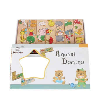 15 Pcs Wood Animal Domino Puzzle Wooden Toys for Children Jigsaw Puzzle Solitaire Game Kid's Montessori Educational Toy for Kid
15 Pcs Wood Animal Domino Puzzle Wooden Toys for Children Jigsaw Puzzle Solitaire Game Kid's Montessori Educational Toy for Kid