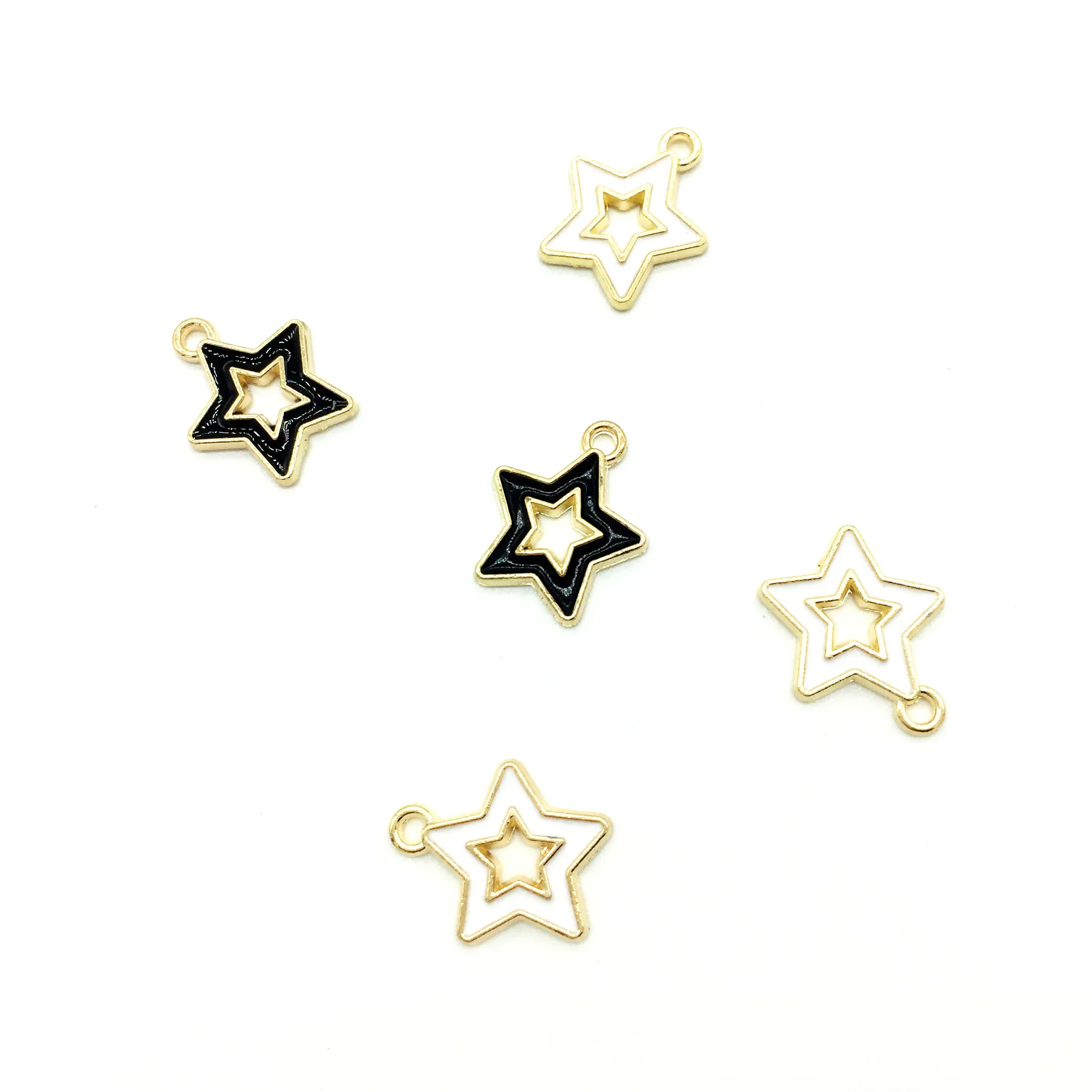 30pcs/lot Gold Color Oil Drop Hollow Star Charm Pendant Bracelet Necklace DIY Jewelry Findings Charms
30pcs/lot Gold Color Oil Drop Hollow Star Charm Pendant Bracelet Necklace DIY Jewelry Findings Charms