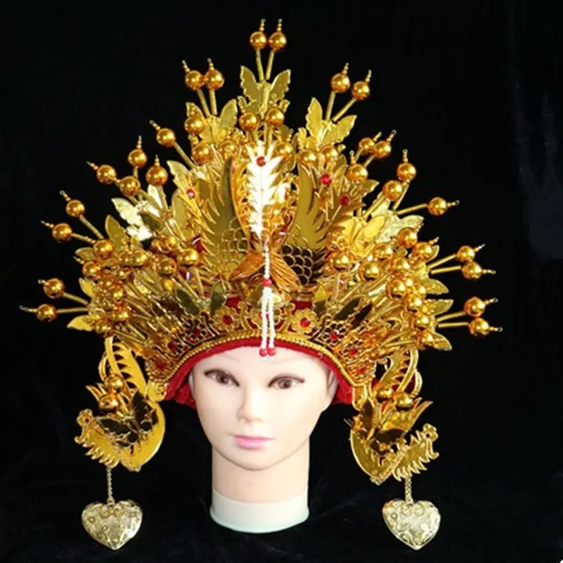 By EMS golden women's crown hats ancient chinese hats opera drama hats vintage bride hats halloween cosplay carnival supplies
By EMS golden women's crown hats ancient chinese hats opera drama hats vintage bride hats halloween cosplay carnival supplies