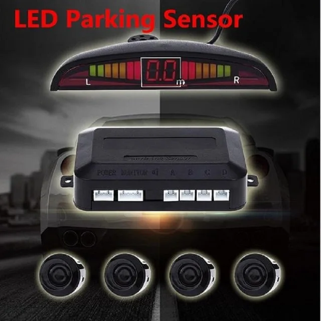 New Car LED Parking Sensor Kit 4 Sensors 22mm Backlight Display Reverse Backup Radar Monitor System
New Car LED Parking Sensor Kit 4 Sensors 22mm Backlight Display Reverse Backup Radar Monitor System