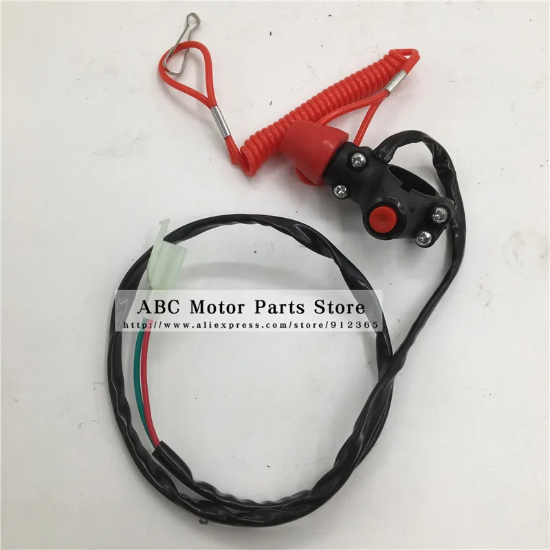 Engine Motor Scooter ATV Kill Stop safety Switch Push Button Tether Lanyard For 2 stroke Pocket Mini Dirt Bike ATV Quad TRX
Engine Motor Scooter ATV Kill Stop safety Switch Push Button Tether Lanyard For 2 stroke Pocket Mini Dirt Bike ATV Quad TRX