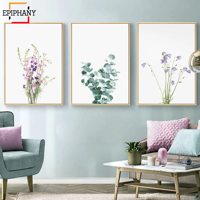 Botanical Art Print Modern Eucalyptus Minimalist Lavender Wall Canvas Painting Nordic Home Decor Wall Pictures for Living Room
Botanical Art Print Modern Eucalyptus Minimalist Lavender Wall Canvas Painting Nordic Home Decor Wall Pictures for Living Room