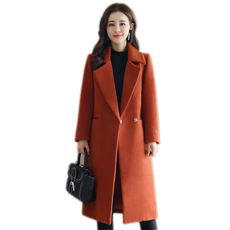 2018 Winter Women Wool Coat Long Thick Female Overcoat high quality Women's Wool Jackets Coats Sobretudo Female YM106
2018 Winter Women Wool Coat Long Thick Female Overcoat high quality Women's Wool Jackets Coats Sobretudo Female YM106