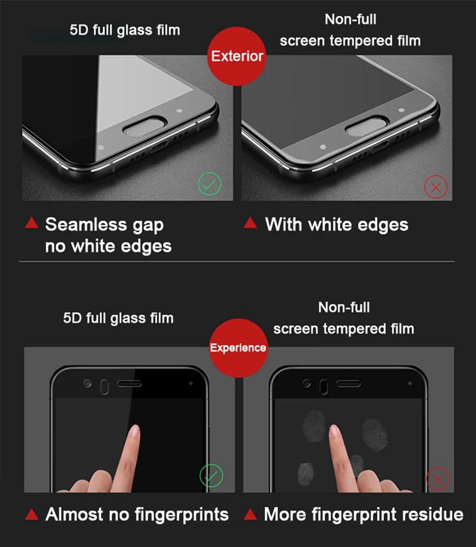 2PCS 5D Tempered Glass For Xiaomi Redmi 4X Screen Protector Xiami Xaomi Mi A1 8 SE 6 Full Cover Redmi Note 4X 5 Pro Global Glass (6)
