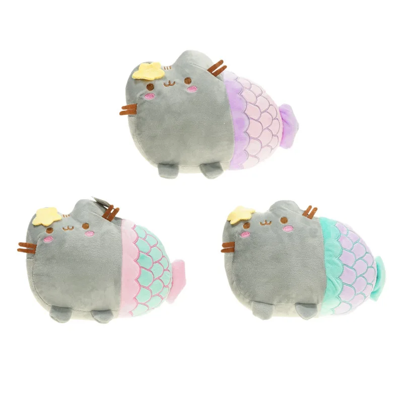 19*13CM Cute Cat Fish Scales And Tails Plush Toy Cartoon Smiling Plump Cat Plush Doll Pillow For Children's Birthday Gift
19*13CM Cute Cat Fish Scales And Tails Plush Toy Cartoon Smiling Plump Cat Plush Doll Pillow For Children's Birthday Gift