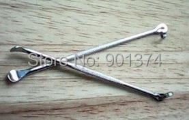 New stainless steel snuff spoon, small size, snuff bottle accessory/ on sale(100pieces/lot),free shipping
New stainless steel snuff spoon, small size, snuff bottle accessory/ on sale(100pieces/lot),free shipping