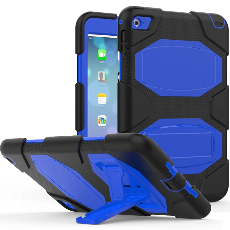 Heavy Duty Shockproof Silicone+PC Protective Case for Apple iPad Mini 4 Kids Safe Armor Hybrid Cover with Kickstand Tablet +Pen
Heavy Duty Shockproof Silicone+PC Protective Case for Apple iPad Mini 4 Kids Safe Armor Hybrid Cover with Kickstand Tablet +Pen