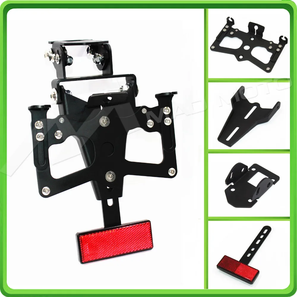 For Kawasaki Z 1000 Z1000 2014-2015 Motorcycle Accessories Adjustable Fender Plate Bracket License Plate Holder (1)