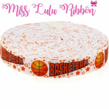 5/8" 16mm 10yards/roll Elastic Ribbon Basketball Sport Patterns Printed Elastic Band DIY Hair Tie HT01-PG022-01018
5/8" 16mm 10yards/roll Elastic Ribbon Basketball Sport Patterns Printed Elastic Band DIY Hair Tie HT01-PG022-01018