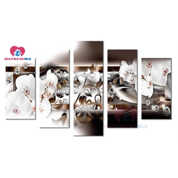 5pcs Full Square/Round Drill 5D DIY Diamond Painting flower"orchid" Multi-picture Combination Diamond Embroidery Mosaic Decor
5pcs Full Square/Round Drill 5D DIY Diamond Painting flower"orchid" Multi-picture Combination Diamond Embroidery Mosaic Decor