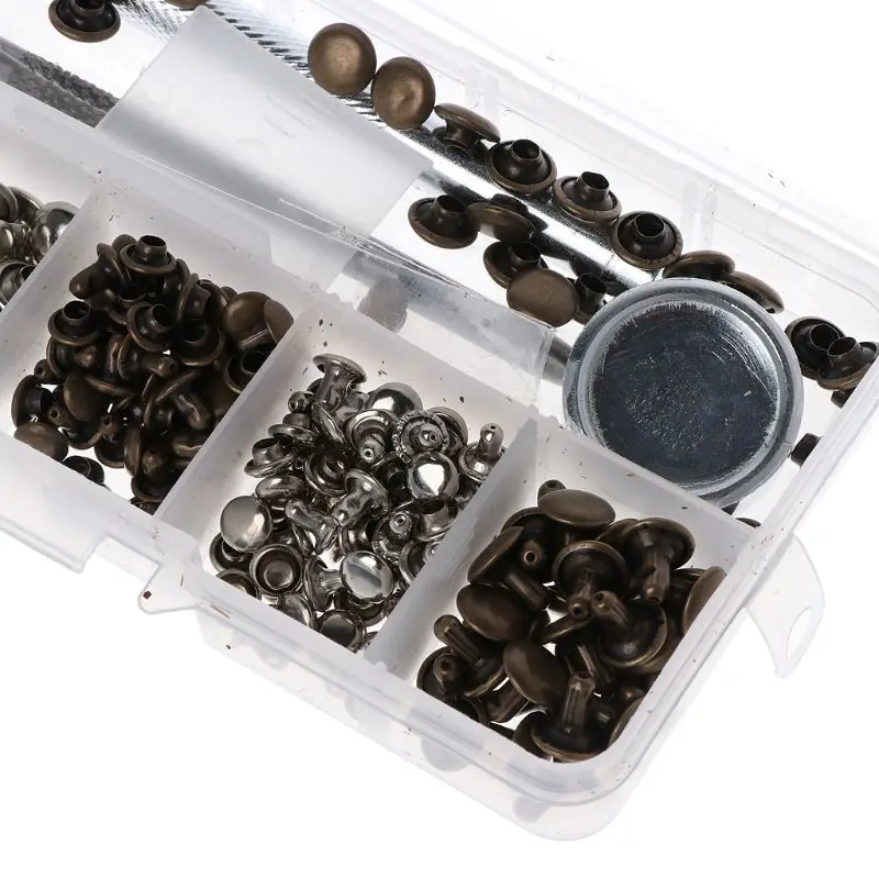 2019 NEW 120 Set Leather Repairing Rivets Snaps Fastener Button Press Studs for DIY Craft
2019 NEW 120 Set Leather Repairing Rivets Snaps Fastener Button Press Studs for DIY Craft