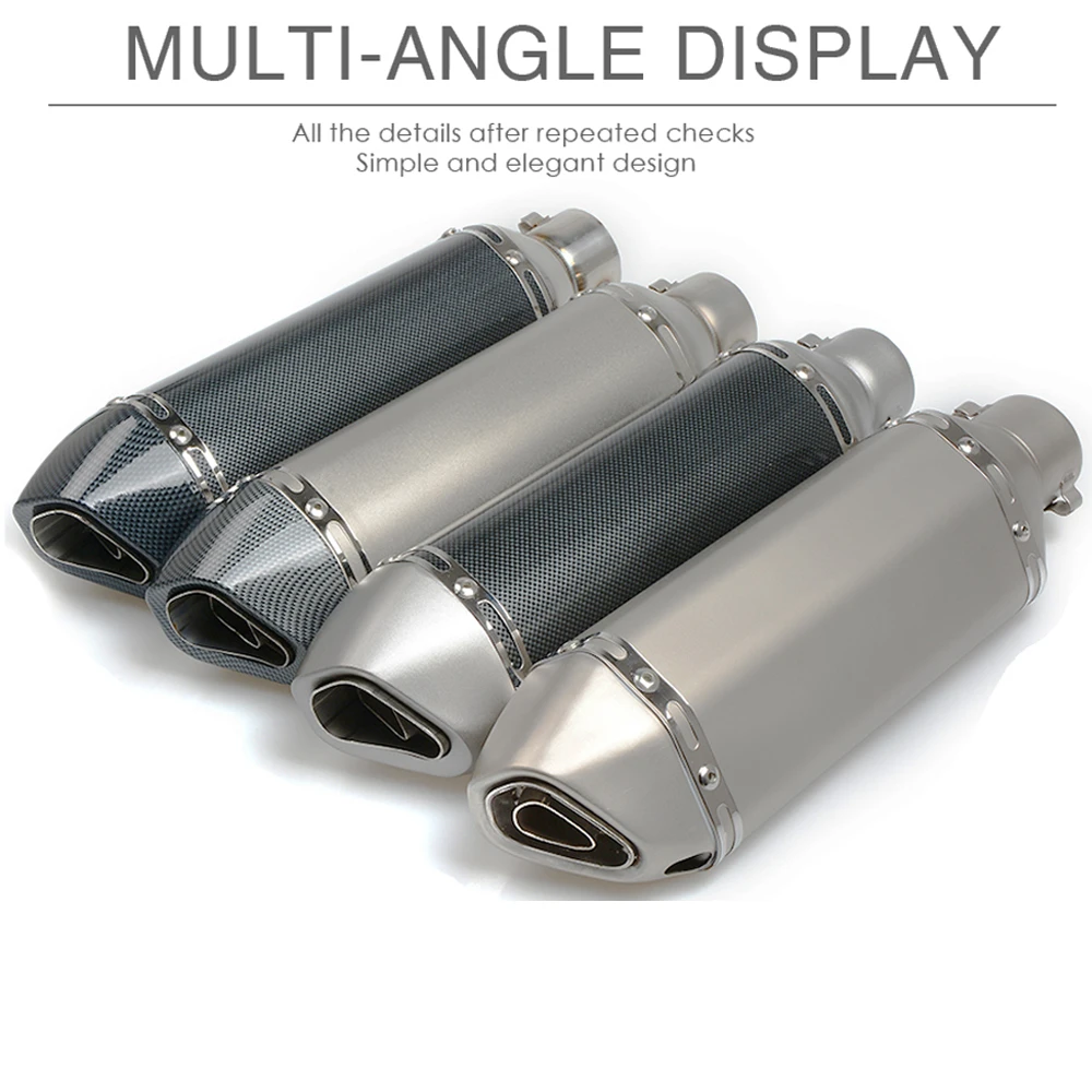 Universal Fiber Motorcycle Exhaust Pipe Muffler Motorbike Exhaust Modified Exhaust Pipe DB Killer For kawasaki ninja versys 650
Universal Fiber Motorcycle Exhaust Pipe Muffler Motorbike Exhaust Modified Exhaust Pipe DB Killer For kawasaki ninja versys 650