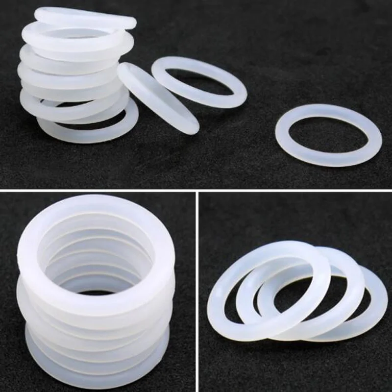 10/50Pcs M12-M85 White Silicon O-Ring Seals High Temperature Seal Silicone Rubber Sealing Ring Food Grade Silicone
10/50Pcs M12-M85 White Silicon O-Ring Seals High Temperature Seal Silicone Rubber Sealing Ring Food Grade Silicone