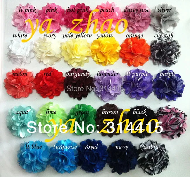 trail order, 2" Mini Satin Mesh Flowers, girl's hair flower 80pcs/lot free shipping
trail order, 2" Mini Satin Mesh Flowers, girl's hair flower 80pcs/lot free shipping