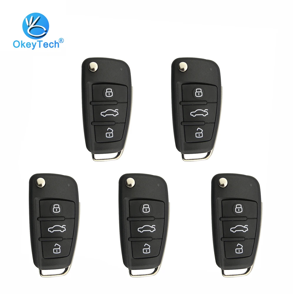 OkeyTech 5pcs/lot for URG200 KD900+ Key Programmer Machine 3 Button B Series Flip KD Remote Car Key B02 For Audi A6L No Blade
OkeyTech 5pcs/lot for URG200 KD900+ Key Programmer Machine 3 Button B Series Flip KD Remote Car Key B02 For Audi A6L No Blade