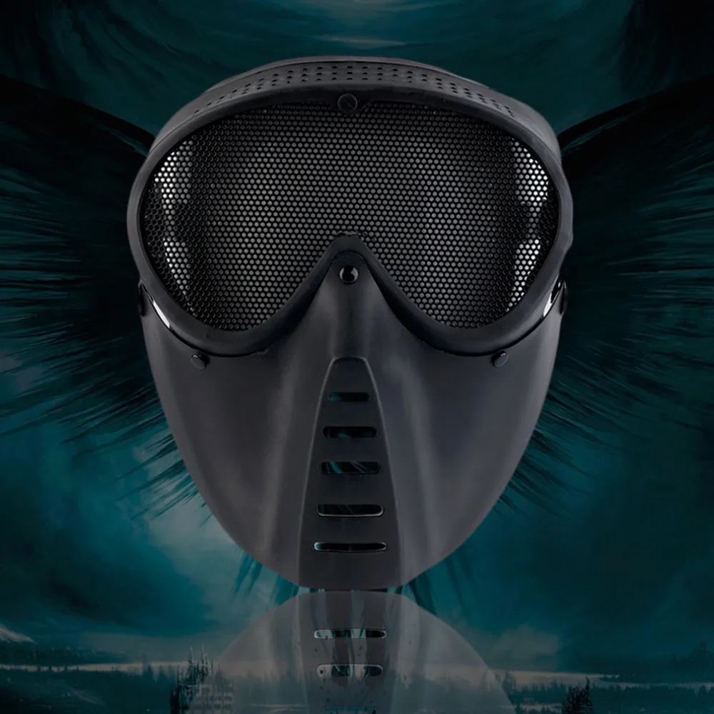 2018 Airsoft BB Gun Paintball Mesh Face Goggle Full Face Protect Black Mask Skull Safety Guard Toys For Outdoor CS Feild Game
2018 Airsoft BB Gun Paintball Mesh Face Goggle Full Face Protect Black Mask Skull Safety Guard Toys For Outdoor CS Feild Game