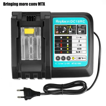 DC18RC Rapid Charger Replacement Power Tools Li-ion Charger 7.2V-18V for Makita Power Tool Battery DC18RA DC18RC with USB Port
DC18RC Rapid Charger Replacement Power Tools Li-ion Charger 7.2V-18V for Makita Power Tool Battery DC18RA DC18RC with USB Port