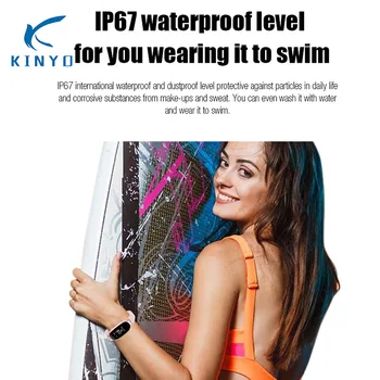 IP67 waterproof sports wristband heart rate monitoring music sharing woman smart bracelet sleep monitor smart band pk mi band 3
IP67 waterproof sports wristband heart rate monitoring music sharing woman smart bracelet sleep monitor smart band pk mi band 3