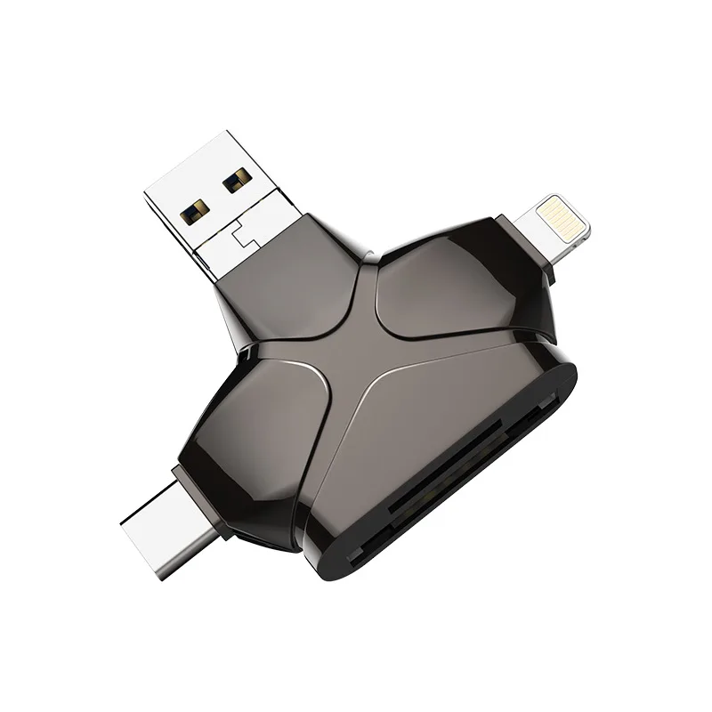 Multi In 1 Card Reader USB 3.0 For Micro SD Card Reader Adapter For Flash Drive Multi Lightning Reader For iPhone Android Window
Multi In 1 Card Reader USB 3.0 For Micro SD Card Reader Adapter For Flash Drive Multi Lightning Reader For iPhone Android Window