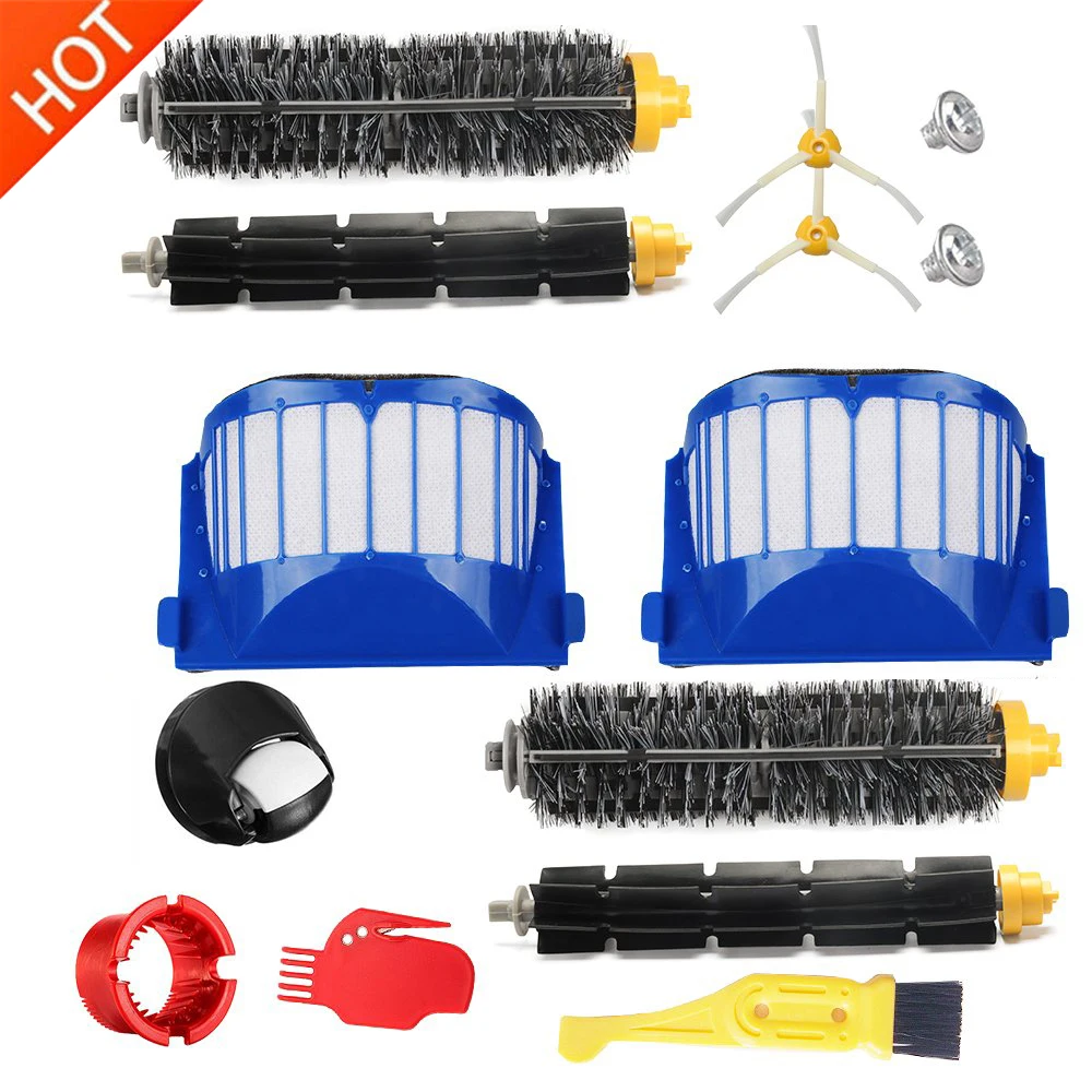 Accessory Kit for iRobot Roomba 600 Series 610 620 650 Vacuum Cleaner Part Replacement 11Pcs
Accessory Kit for iRobot Roomba 600 Series 610 620 650 Vacuum Cleaner Part Replacement 11Pcs