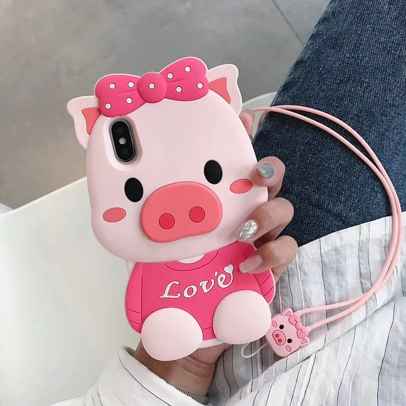Forever Light Silicone Cartoon Cases For iphone XR X XS Max 7 8 Plus Soft Cute Fashion Phone Case Lovely Pig Case for iphone xs
Forever Light Silicone Cartoon Cases For iphone XR X XS Max 7 8 Plus Soft Cute Fashion Phone Case Lovely Pig Case for iphone xs