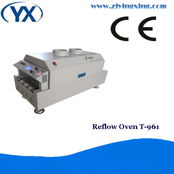 T961 Small Manufacturing Ideas PCB Reflow Soldering Oven Machin IC Heater Wave SMT Equipment
T961 Small Manufacturing Ideas PCB Reflow Soldering Oven Machin IC Heater Wave SMT Equipment