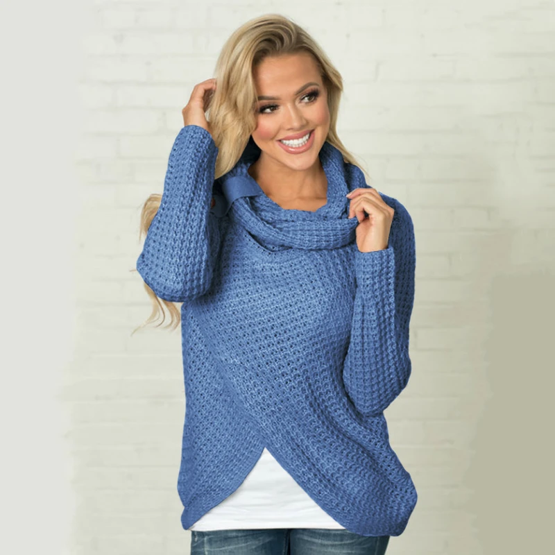Womens Autumn Winter Knitted Sweaters Fashion Pullovers Knitting Tops Woman Casual Turtleneck Female Plus Size Clothes Trend
Womens Autumn Winter Knitted Sweaters Fashion Pullovers Knitting Tops Woman Casual Turtleneck Female Plus Size Clothes Trend