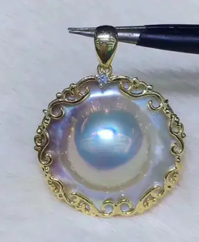 free shipping >>>>noble jewelry huge 23-24mm AAA south sea natural maba pearl pendant 18k gold
free shipping >>>>noble jewelry huge 23-24mm AAA south sea natural maba pearl pendant 18k gold