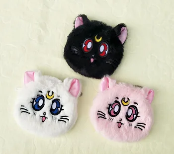 IVYYE 11CM Sailor Moon Anime Plush Coin Purse Cartoon Soft Change Purses Coins Wallet Card Key Bags Kid Gifts
IVYYE 11CM Sailor Moon Anime Plush Coin Purse Cartoon Soft Change Purses Coins Wallet Card Key Bags Kid Gifts