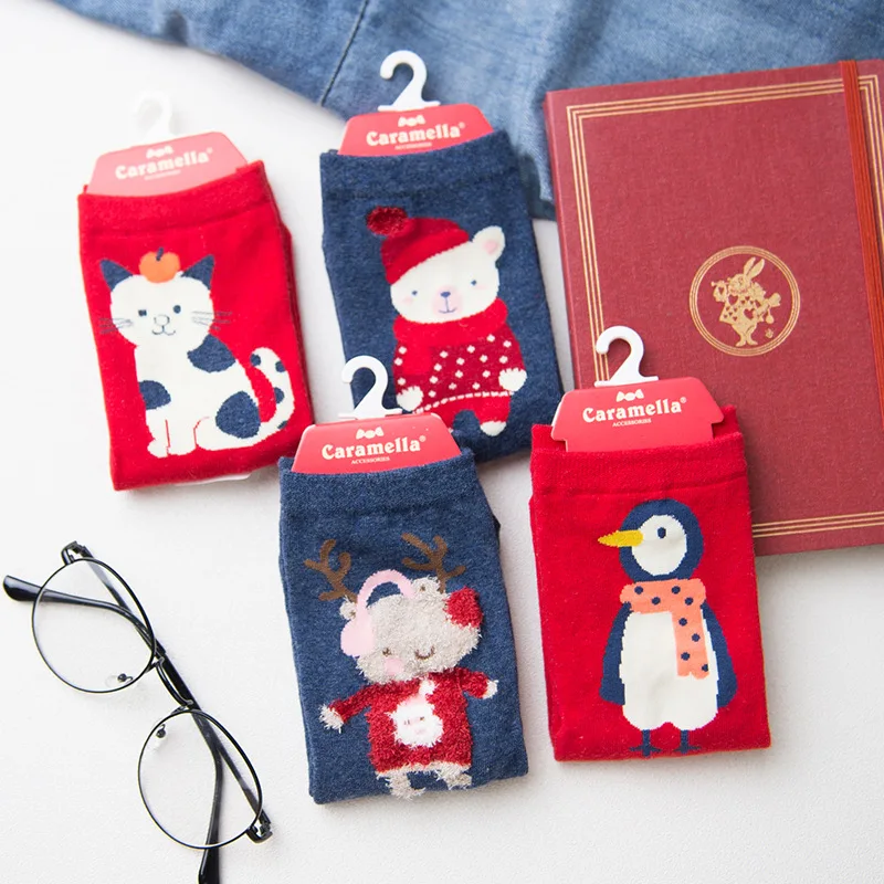 Caramella 2017 Winter New Women's Cotton Casual Socks Ladies Female Girl Men Christmas Gift Hosiery Red Cartoon Soft Sock
Caramella 2017 Winter New Women's Cotton Casual Socks Ladies Female Girl Men Christmas Gift Hosiery Red Cartoon Soft Sock