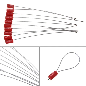 10PCS Pull Tight Wire Seals Locks Truck Security Aviation Steel Wire Cable Seals
10PCS Pull Tight Wire Seals Locks Truck Security Aviation Steel Wire Cable Seals