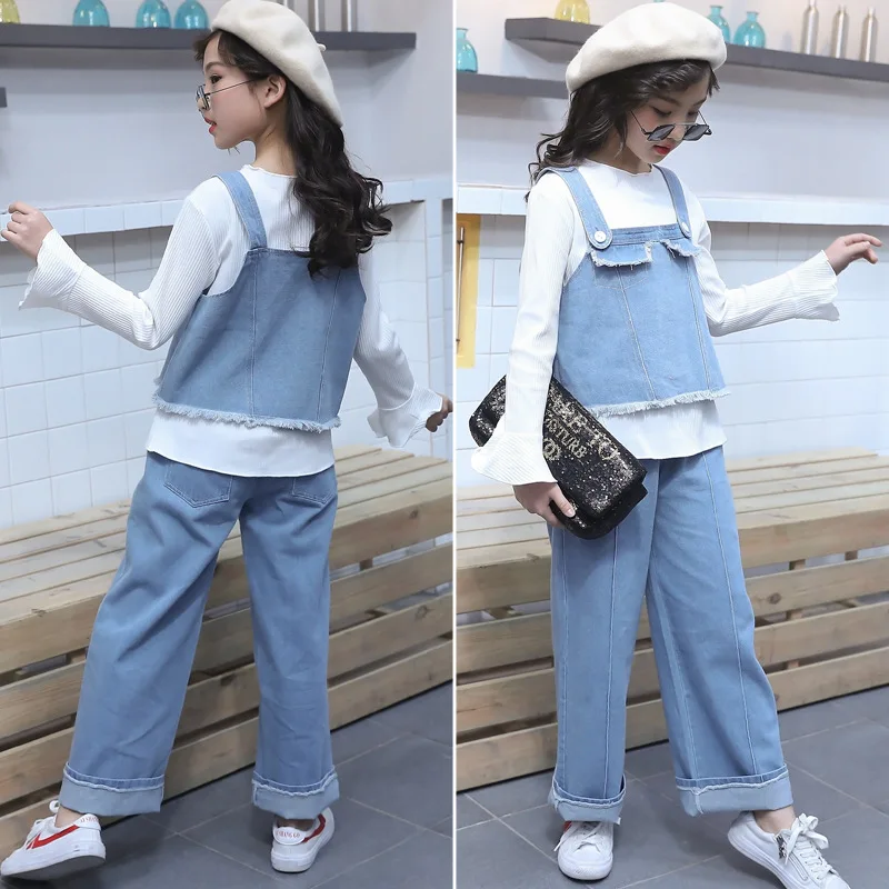 2019 New Girls Spring and Autumn Cowboys Three Set Fashion Spring and Autumn Girl Jeans Set
2019 New Girls Spring and Autumn Cowboys Three Set Fashion Spring and Autumn Girl Jeans Set