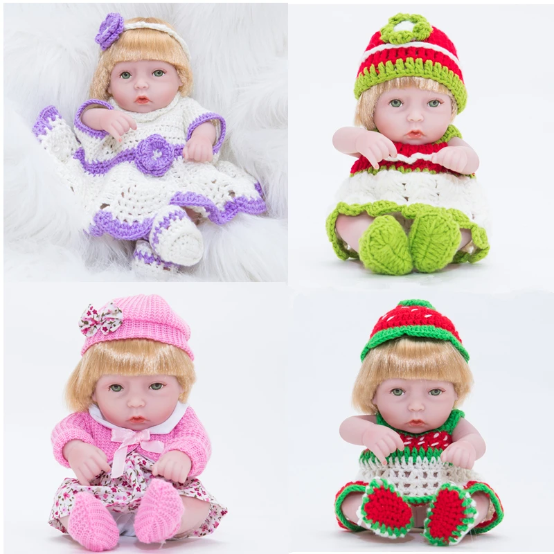 28cm/11inch Full VInyl Soft Silicone Reborn Baby Doll Golden hair Girl Toys Lifelike Babies Fashion Dolls Bebe Reborn Baby
28cm/11inch Full VInyl Soft Silicone Reborn Baby Doll Golden hair Girl Toys Lifelike Babies Fashion Dolls Bebe Reborn Baby