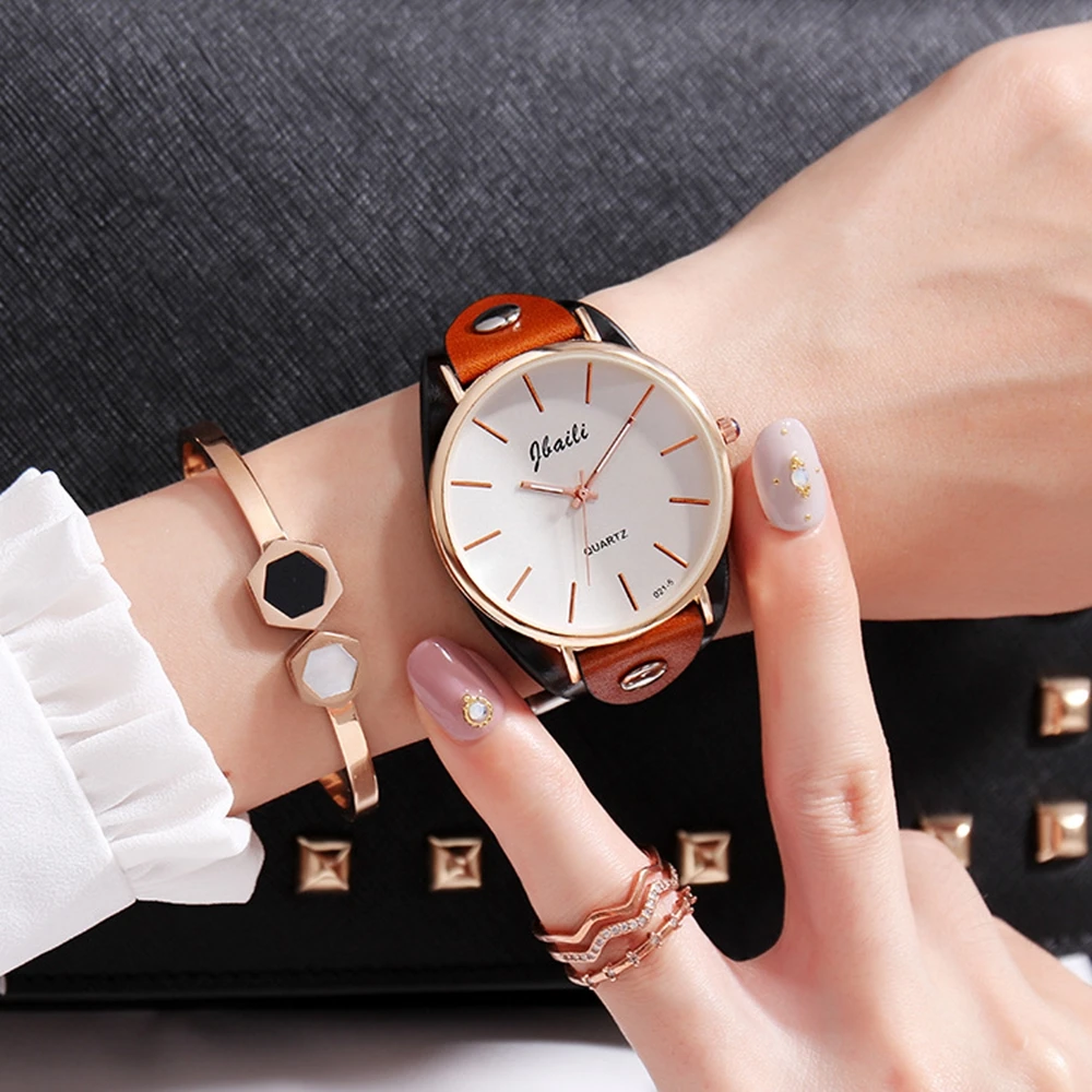Woman watch Quartz watch Casual watchRelogio Feminino4