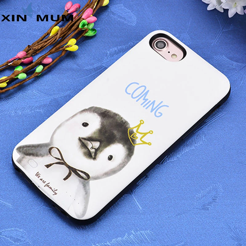 XIN-MUM Cartoon Cute Rabbit Penguin Power Bank Case For iPhone 7 6 6s Charger Case 3000 mAh Battery Charging Cover
XIN-MUM Cartoon Cute Rabbit Penguin Power Bank Case For iPhone 7 6 6s Charger Case 3000 mAh Battery Charging Cover