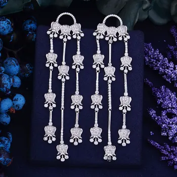 GODK New Arrival Luxury Trendy Morning Glory Full Mirco Cubic Zirconium Naija Wedding Women Earring Fashion Jewelry
GODK New Arrival Luxury Trendy Morning Glory Full Mirco Cubic Zirconium Naija Wedding Women Earring Fashion Jewelry
