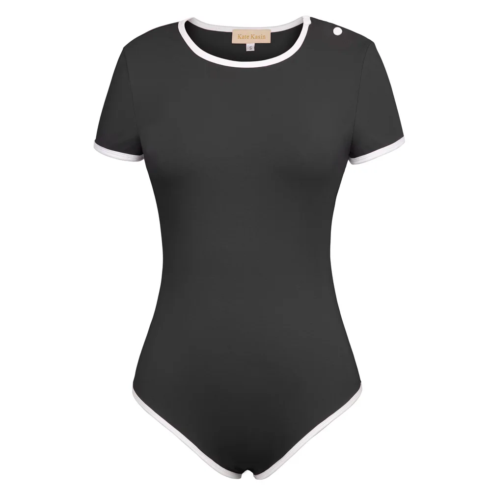 Sexy Women Jumpsuit Short Sleeve O Neck Cotton Bodysuit Leotard Elastic Overalls Playsuit Teddy Black
Sexy Women Jumpsuit Short Sleeve O Neck Cotton Bodysuit Leotard Elastic Overalls Playsuit Teddy Black