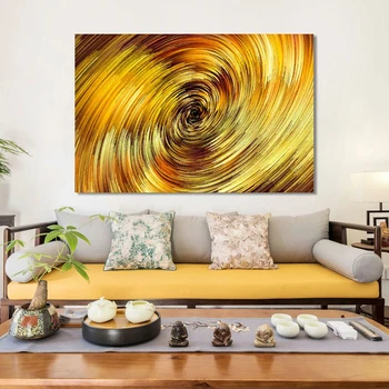 Modern Abstract Posters and Prints Wall Art Canvas Painting Golden Lines Vortex Pictures for Living Room Home Decor No Frame
Modern Abstract Posters and Prints Wall Art Canvas Painting Golden Lines Vortex Pictures for Living Room Home Decor No Frame