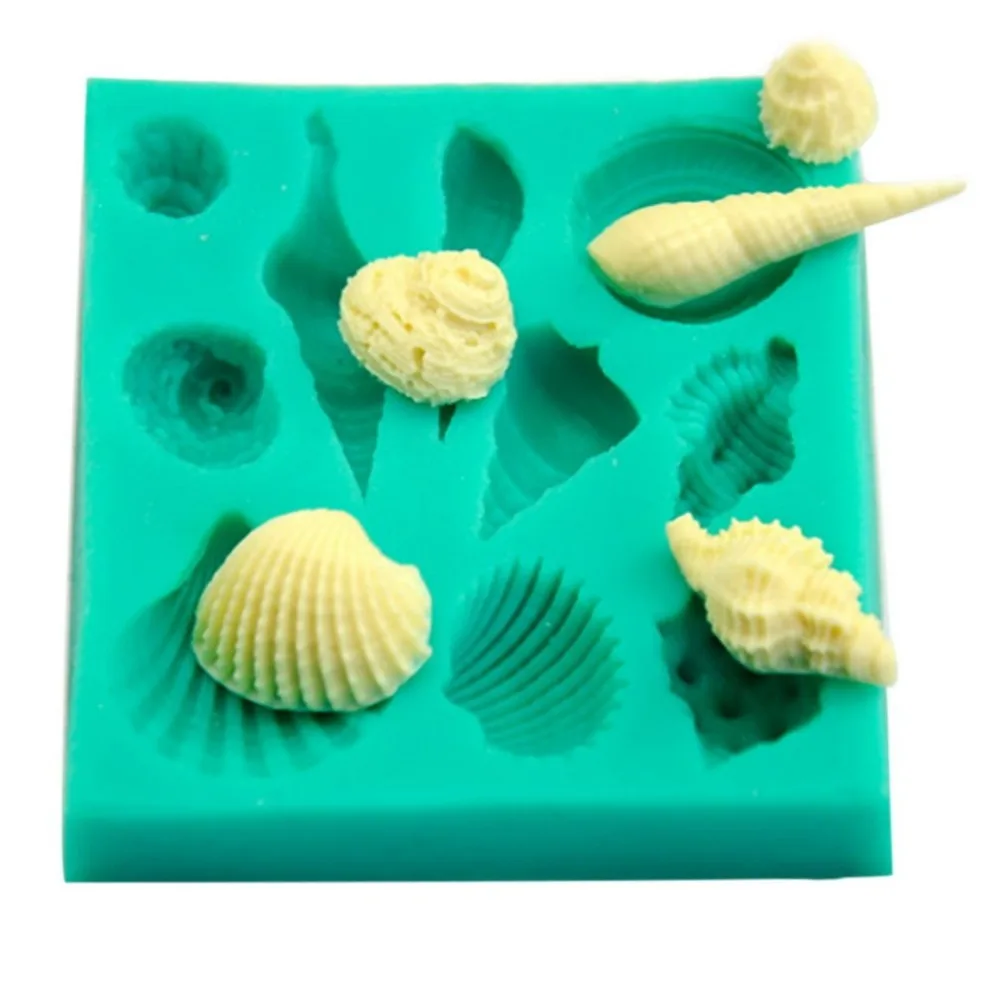 Silicone Tasteless Non-toxic Dust Resistant Popular 3D Seashell Beach Shells Cake Molds Chocolate Mould Decoration Drop shipping
Silicone Tasteless Non-toxic Dust Resistant Popular 3D Seashell Beach Shells Cake Molds Chocolate Mould Decoration Drop shipping