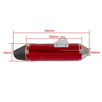38MM Universal GP Staineless Steel Exhaust Mufflers With DB Killer For Honda CRF150F CRF230F 2003-2016 Dirt Bike Motorcycle
38MM Universal GP Staineless Steel Exhaust Mufflers With DB Killer For Honda CRF150F CRF230F 2003-2016 Dirt Bike Motorcycle